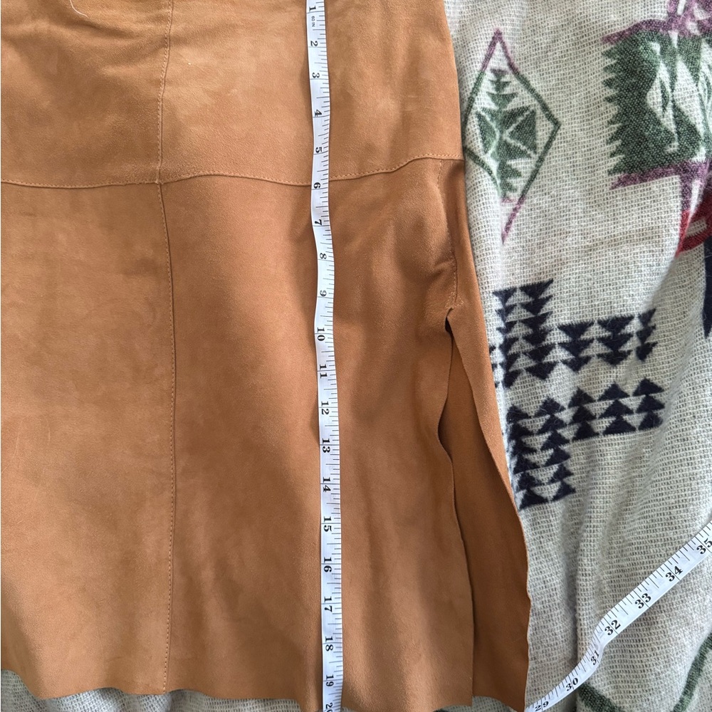 Dolce and Gabbana suede mini skirt